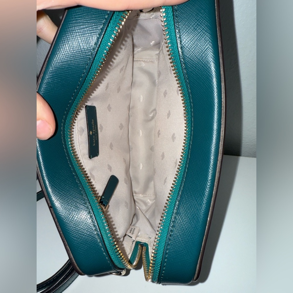 Kate Spade Teal Colorblock Camera Crossbody - Picture 5 of 13